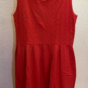 Deletta Red dress